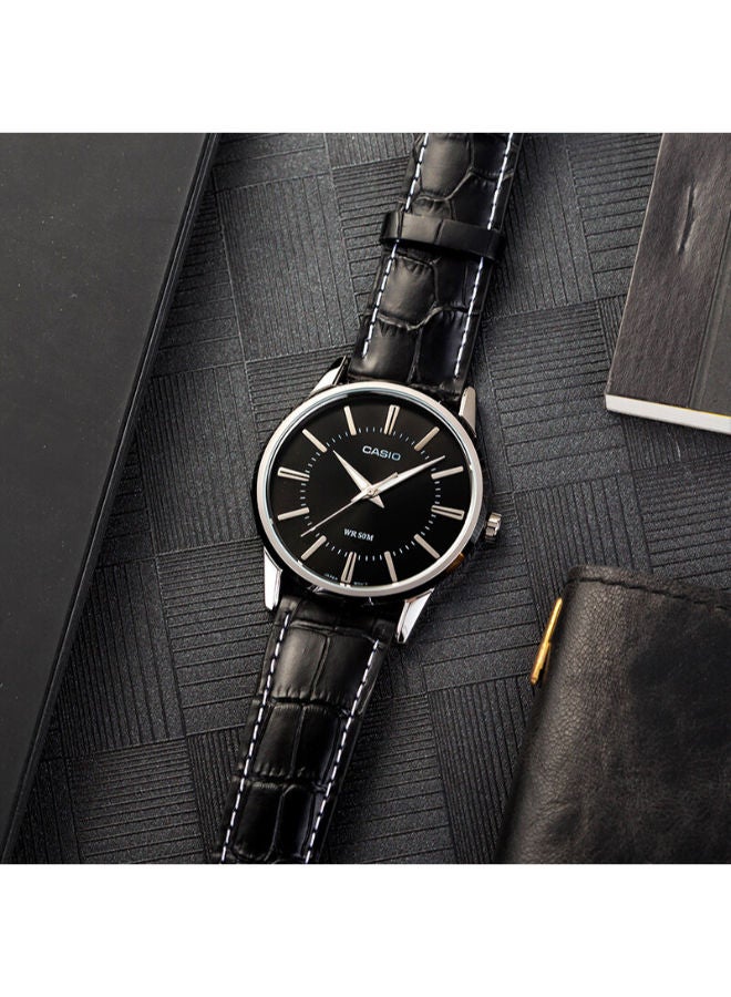 كاسيو ساعة يد جلدية تناظرية LTP-1303L-1AVDF - Image 3