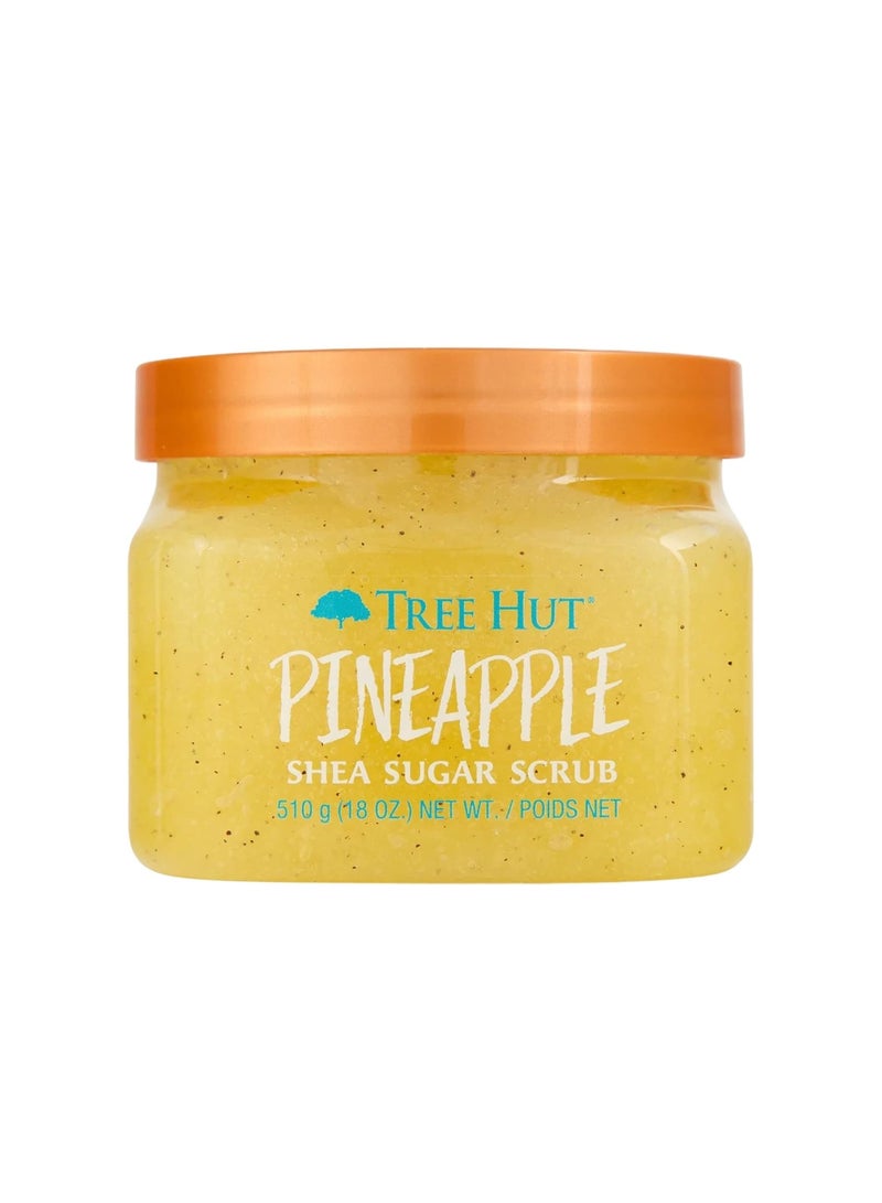 Tree Hut مقشر سكر الشيا والأناناس 510 جم/18 أونصة - Image 1