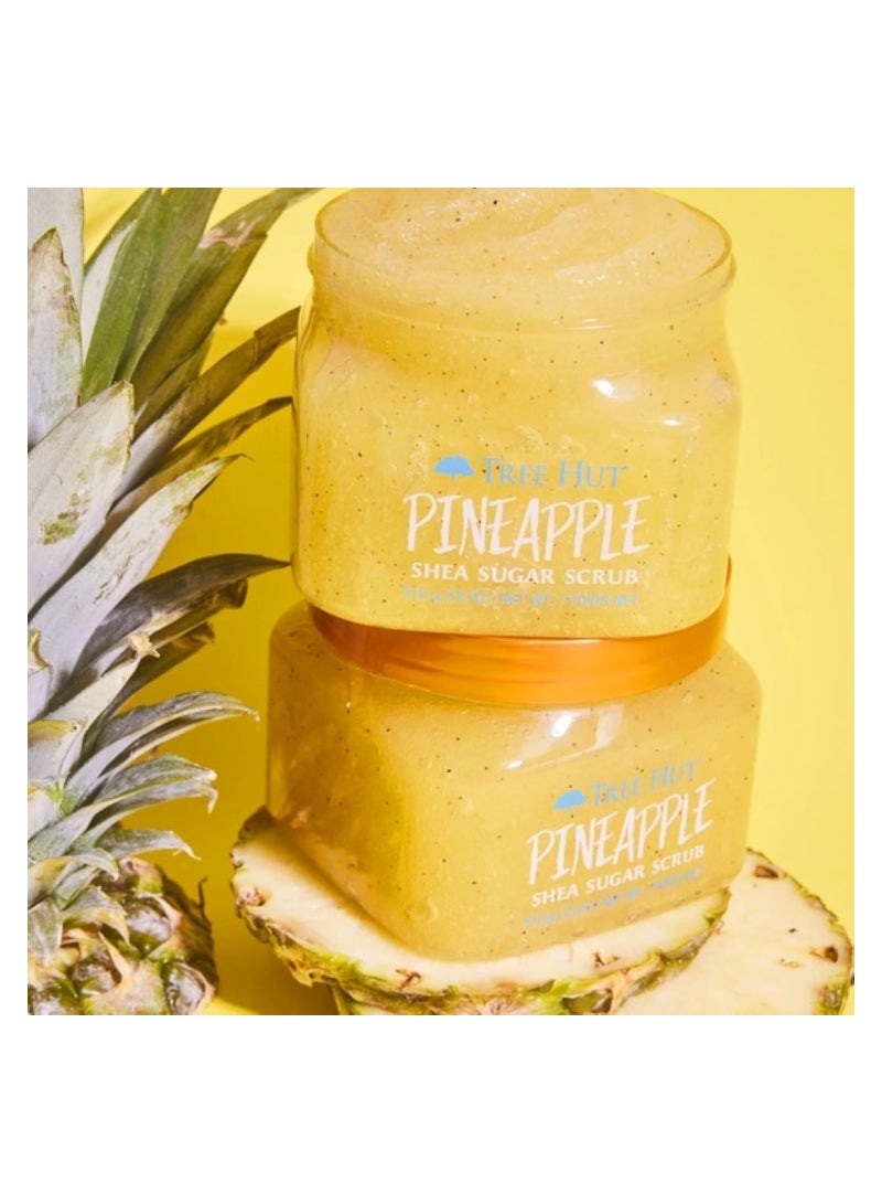 Tree Hut مقشر سكر الشيا والأناناس 510 جم/18 أونصة - Image 3