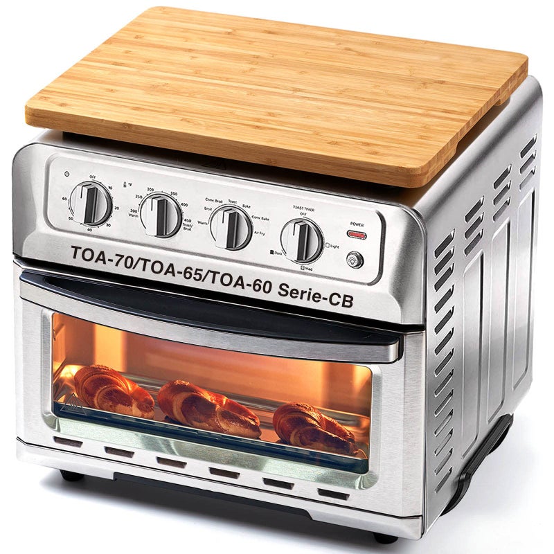 Umilife Cutting Board Compatible with TOA-70/TOA-65/TOA-60 Series Air Fryer (Oven Excluded), Accessories for Convection Toaster Oven, Creates Storage Space, Protects Cabinet Cupboard - Image 1