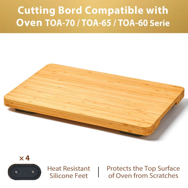 Umilife Cutting Board Compatible with TOA-70/TOA-65/TOA-60 Series Air Fryer (Oven Excluded), Accessories for Convection Toaster Oven, Creates Storage Space, Protects Cabinet Cupboard - Image 2