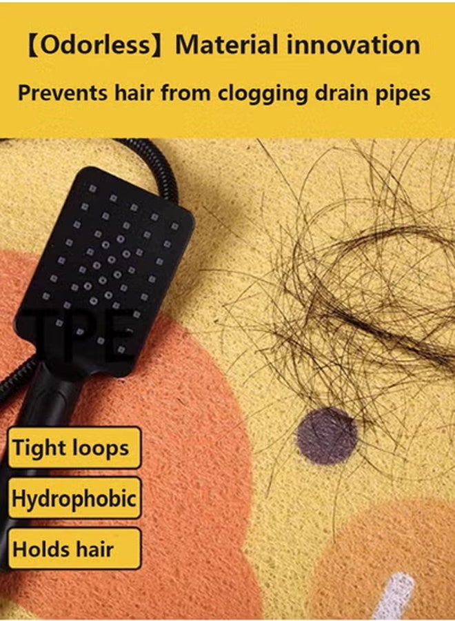 شو وو سجادة حمام مانعة للانزلاق بتصميم رسوم متحركة رائعة، غير قابلة للانزلاق، تصميم رسوم متحركة، وقت استحمام رائع، مقاومة للماء، متينة، ديكور حمام، آمنة، ملحق حمام لطيف - Image 5