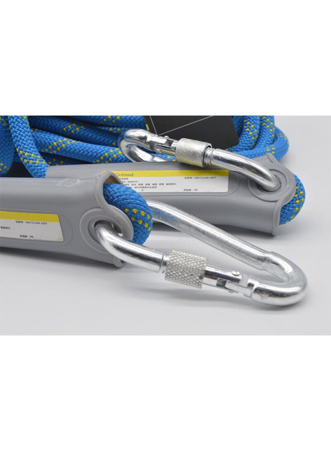 Golmud Safety Rope, High-alude Work Rope, Lifeline, Climbing Rope, Outdoor Binding Rope, Safety Rope, Rescue Rope, Rock Climbing Rope 10 Meters, Blue - Image 2