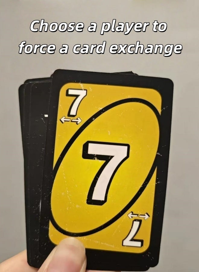 Mattel Games UNO Show Em No Mercy Card Game - New Party Table Family Entertainment UNO Games - Are Wild for 2-10 Players, 7+Years Old - Image 5