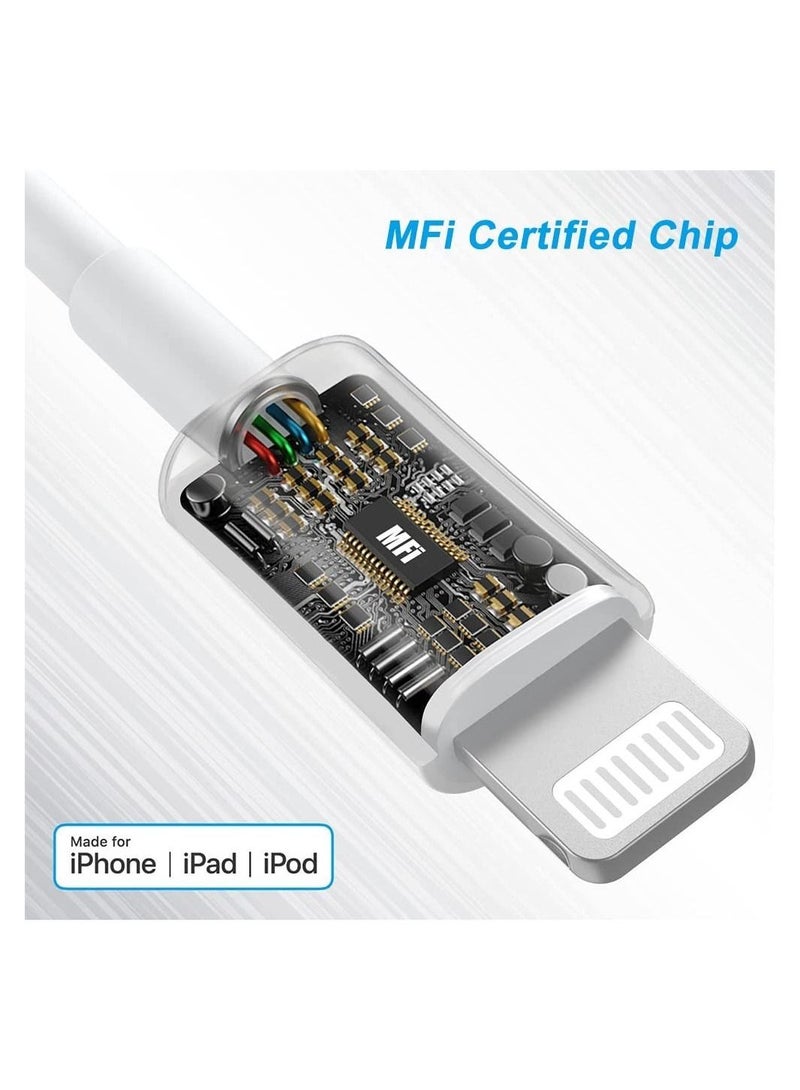 MFi Certified 20W USB C Fast Charger Plug Cable for iPhone 13 12 Pro Max/Mini/11/XS/XR/X/8 Plus/iPad - Image 3