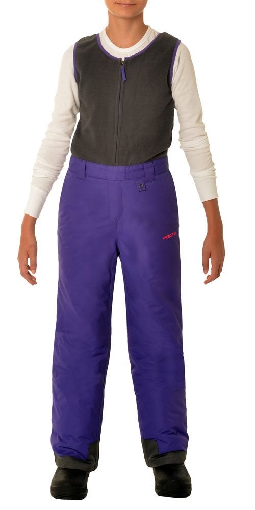 Arctix Kids Limitless Fleece Top Bib Overalls Purple Medium