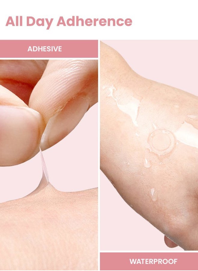 Glam Up - Hydrocolloid Blemish Pimple Zit Patches - Invisible Ultra Thin Spot Cover Stickers for Face and Skin, Strong Water-proof and Adhesive Overnight Thin & Invisible (72 Count / 2 Sizes) - Image 1