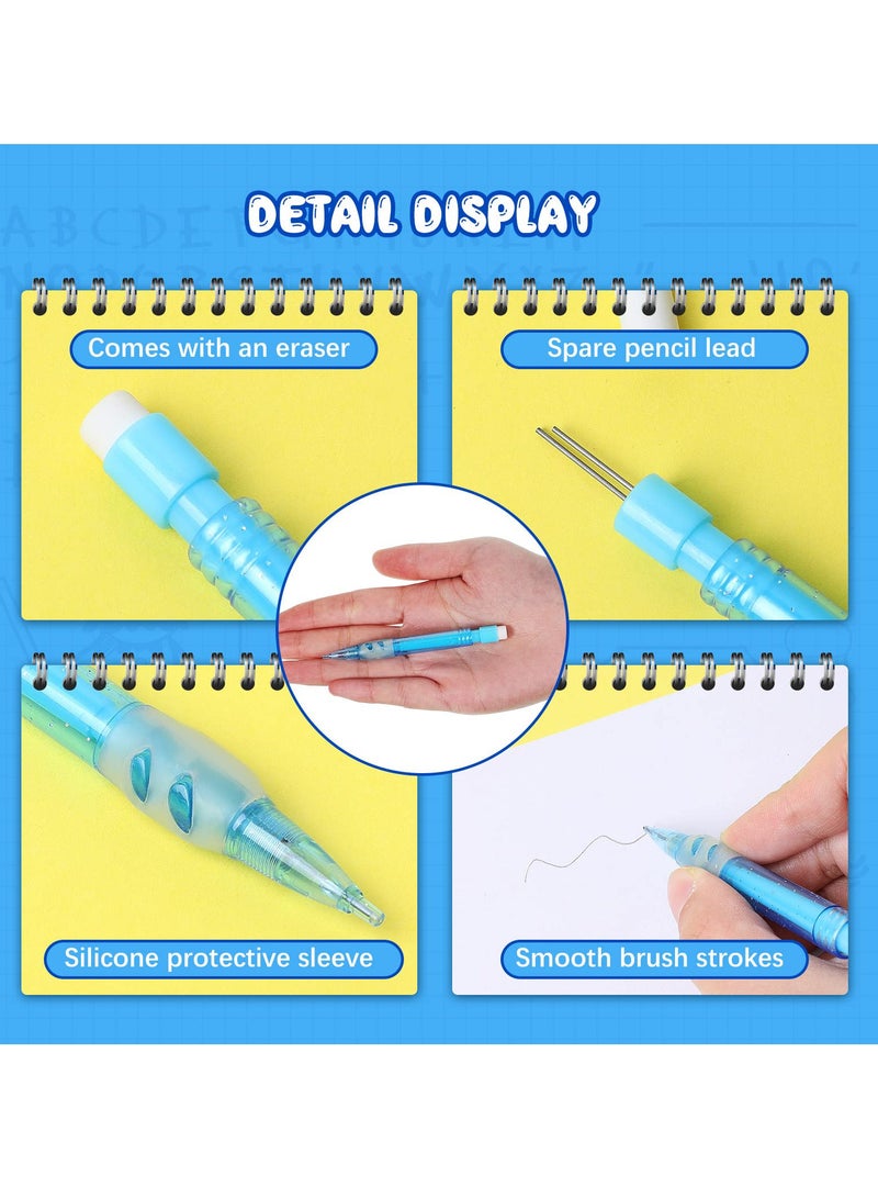 Colorful Mini Mechanical Pencils Set - 16 Pack 0.7mm Automatic Pencils with Erasers for Home, Office, School, Writing, Drawing, and Drafting Supplies - Image 2