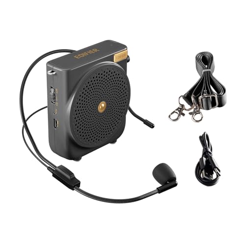 Edifier MF3 Portable Voice Amplifier Precise Voice Pick-up and Effective Anti-Howling, Flexible Wearing Methods, and Pretty Low Weight - Image 1