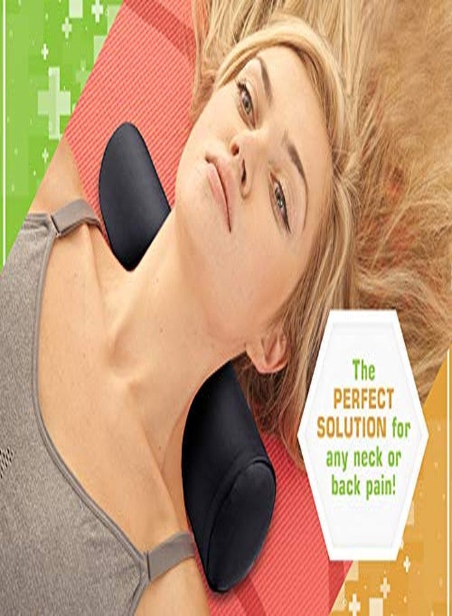 BodyHealt Neck Roll - Original Cervical Round Pillow for Head, Spine & Back Pain Relief. Circle Support for Sleeping. Cylinder Firm Lumbar Bolster - Image 2