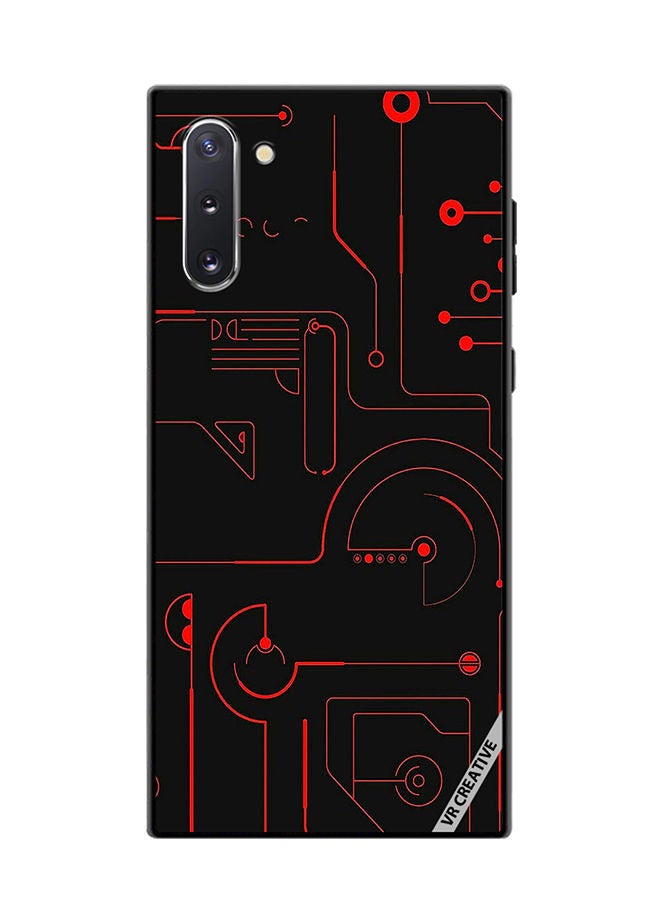 VR CREATIVE Protective Case Cover For Samsung Galaxy Note10 5G Game Circuit Design Multicolour - Image 1