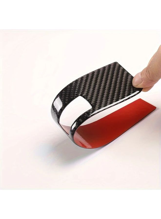 Carbon Fiber Window Switch Trim for Tacoma 15 22 Left Side Black - Image 3