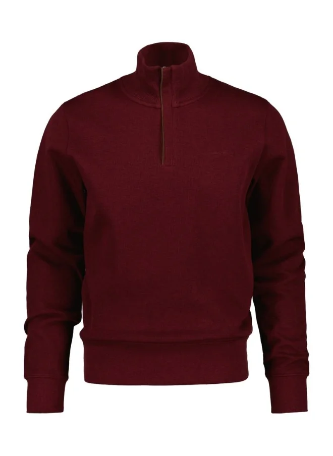 GANT Gant Sacker Rib Half-Zip Sweatshirt