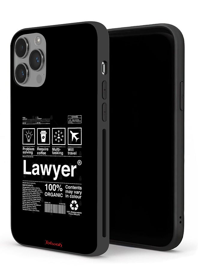 Tolwak Apple iPhone 14 Pro Protective Case Lawyer Sticker - Image 1