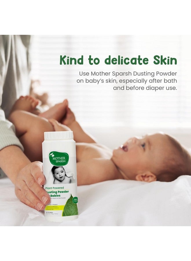 موذر سبارش بودرة الأطفال من Mother Sparsh Plant Powered Dusting Powder - 330 جرام | بودرة أطفال خالية من التلك مع نشا الذرة ومسحوق الشوفان - Image 5