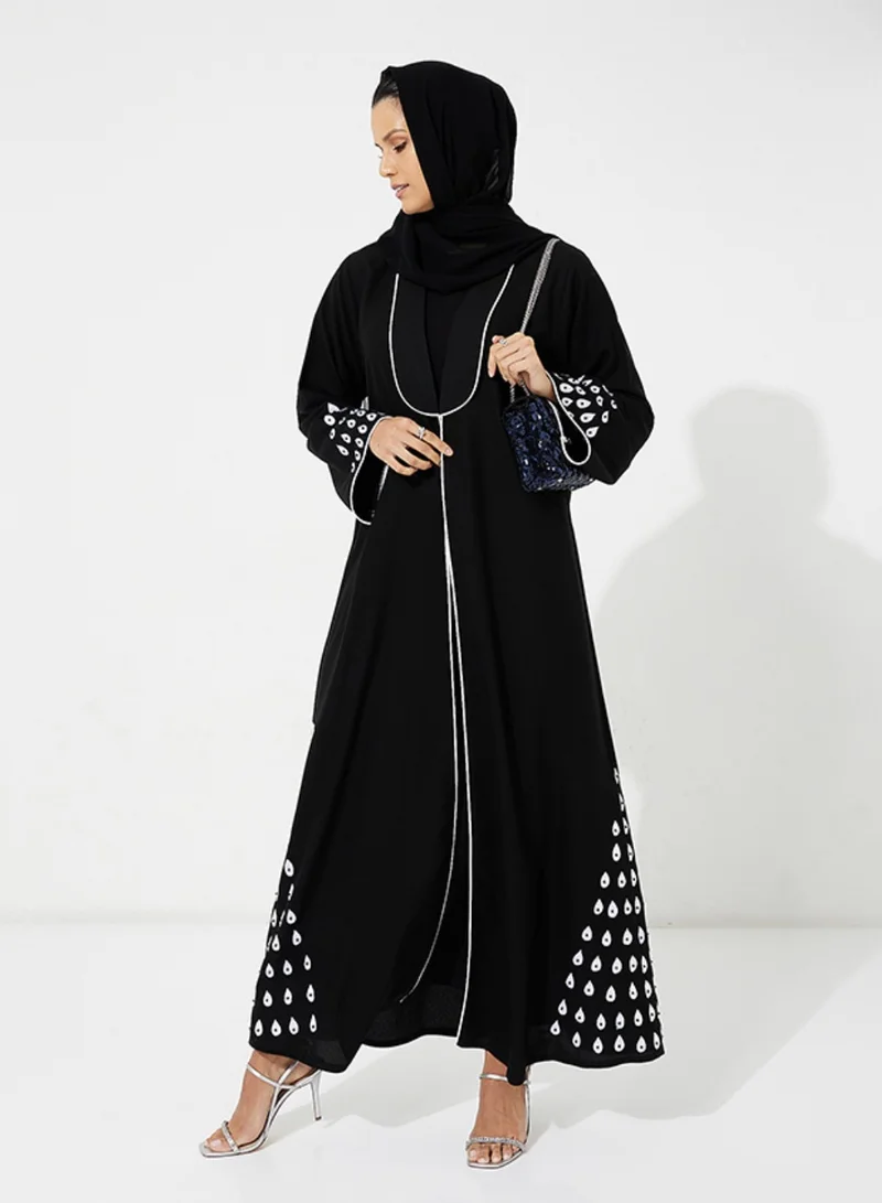 Rosette Abaya Dew Drops