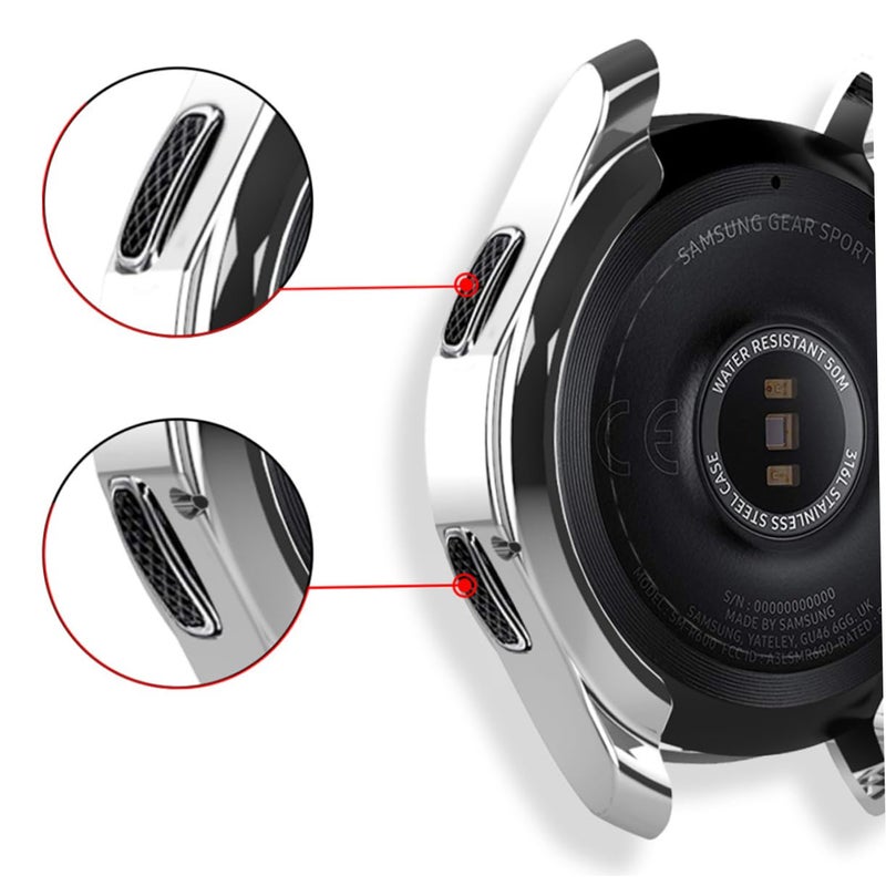 غطاء ساعة Golden Gear واقي TPU مقاوم للصدمات والخدوش بتصميم أنيق - Image 4