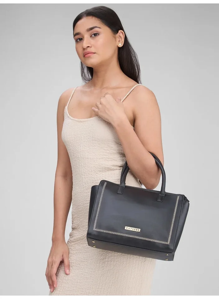 CAPRESE POPPY SATCHEL MEDIUM BLACK