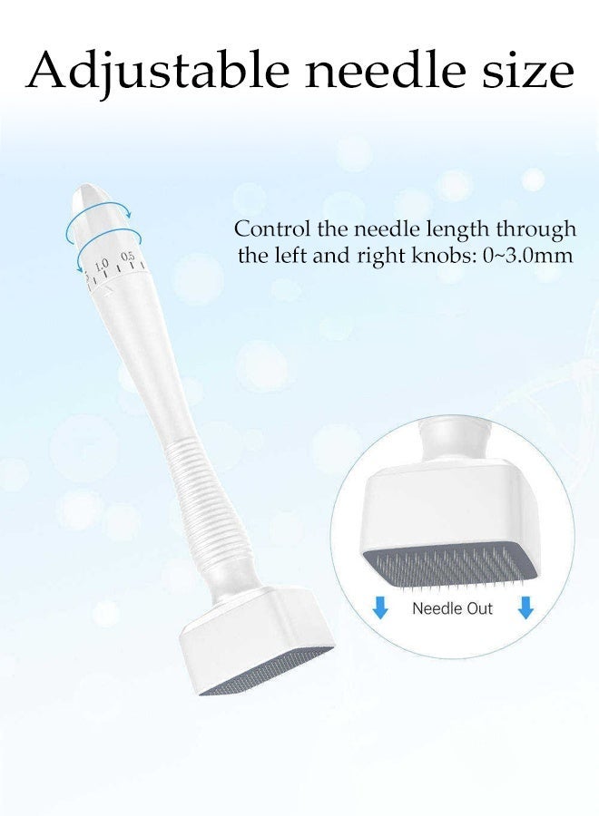 ختم ديرما مع إبر دقيقة قابلة للتعديل، علاج تجاعيد الوجه وتساقط الشعر، أداة احترافية للعناية بالبشرة والشعر واللحية للرجال والنساء، للاستخدام المنزلي للعناية بالبشرة للرجال والنساء - Image 4