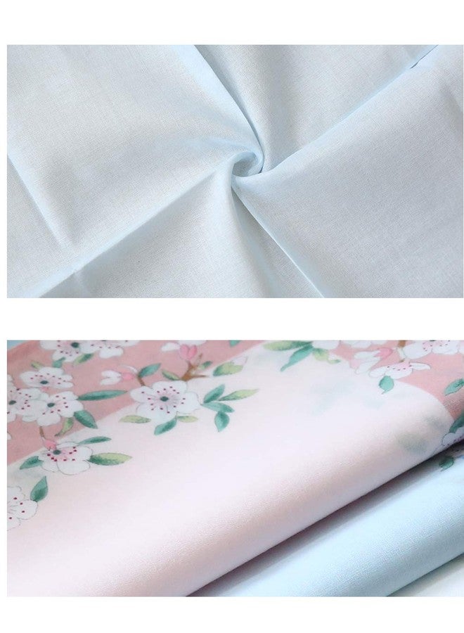 MemoryHanky Ladies Handkerchiefs Large Cherry Blossom Print Hankies 17" Square, 002-3pcs, One Size - Image 5
