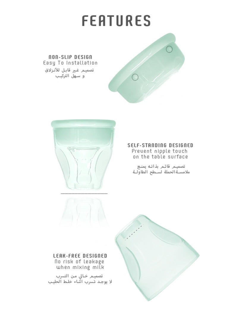 لوكو زجاجة الرضاعة الزجاجية الأفضل من لوكو للحليب للأطفال - خالية من مادة البيسفول أ، مضادة للمغص، 120 مل - Image 5