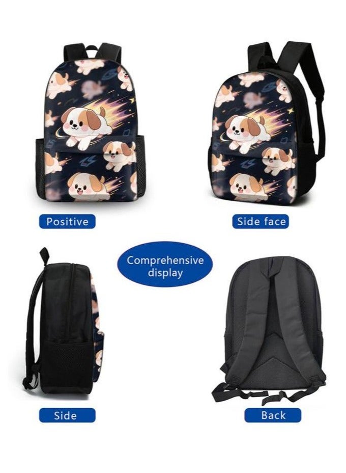 حقيبة مدرسية جديدة من ثلاث قطع من الرسوم المتحركة العالمية الجديدة (الطلاب والأطفال) - 924 - Image 3