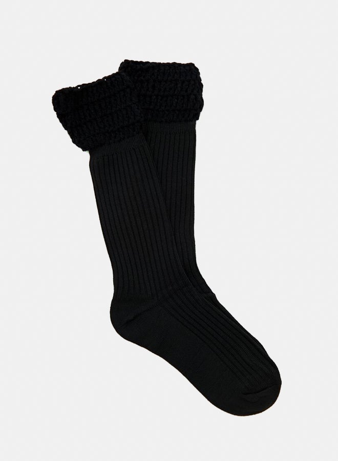 FOREVER 21 Crochet-Trim Crew Socks  - Image 2