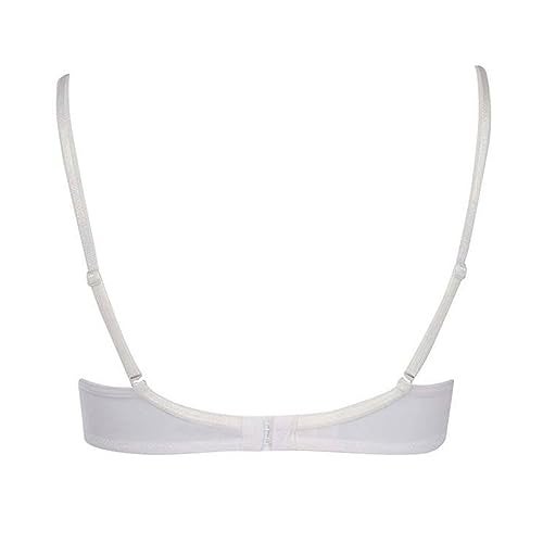 Van Heusen Women Bra - Cotton Easy Set Lycra - Anti Bacterial, Wireless, Padded, Full Coverage, Breathable, White, 34B - Image 3