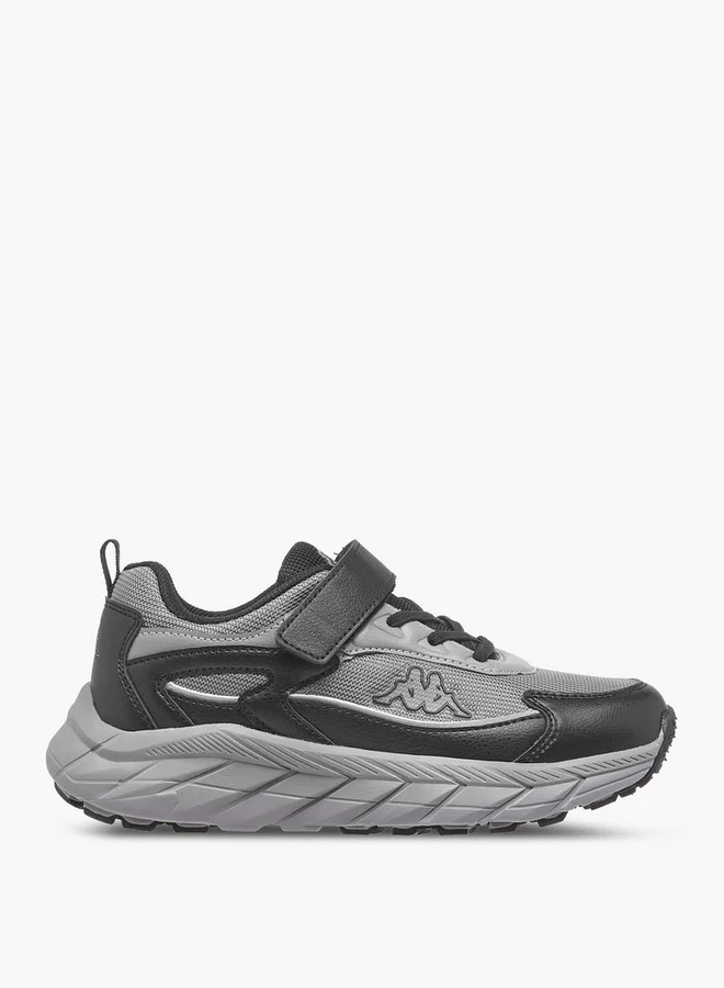 Kappa Boys' Logo Detail Sports Shoes with Hook and Loop Closure
