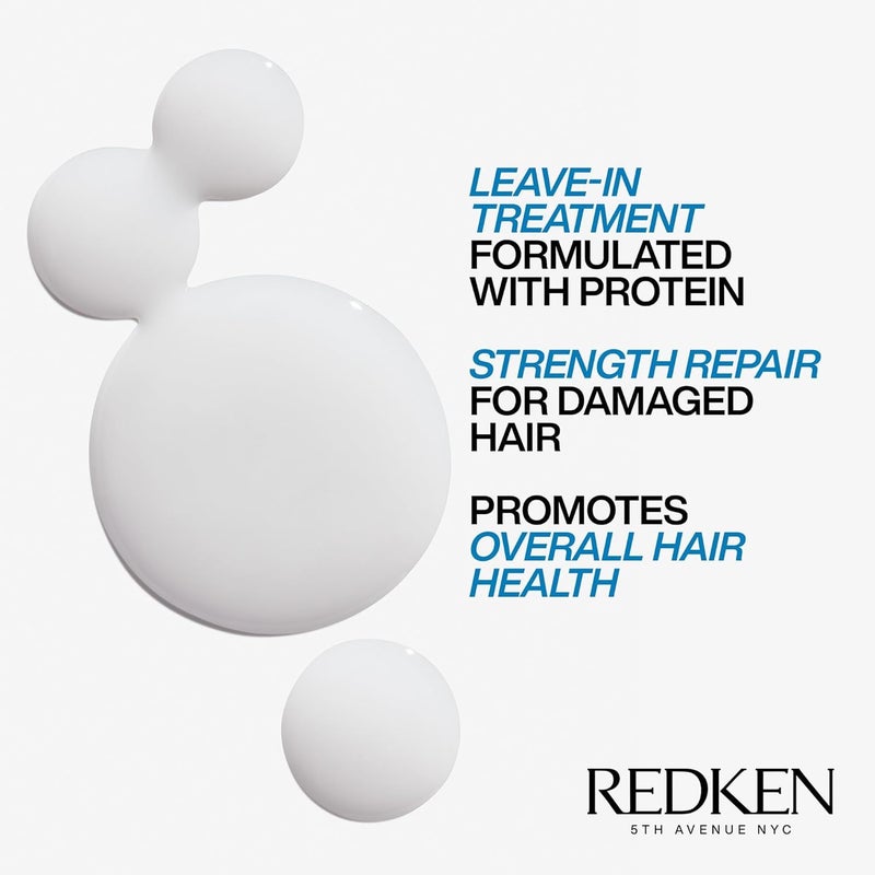 Redken Extreme Anti-Snap Anti-Breakage Leave-In Treatment For Distressed Hair - Fortifies & Helps Reduce Breakage, Infused With Proteins - Image 3