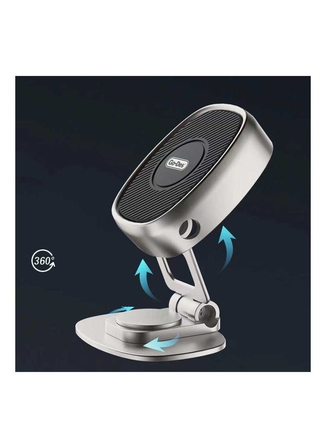GD-HD788 Folding Magnetic Phone Holder – Strong Magnetic Grip, 360-Degree Rotation, and Cable Line Storage - Image 2