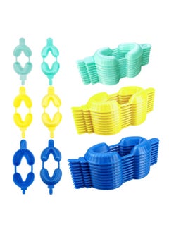 SYOSI 30Pcs Disposable Dental Fluoride Trays 3 Sizes Dental Impression Trays Foam Mouth Guard Fluorinated Foam Tray S M L  - Image 1