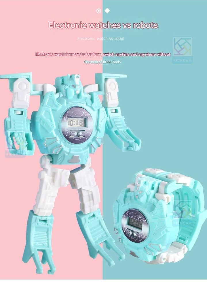 Goolsky 2-in-1 Kids Transforming Robot Watch – Digital LED Display Wristwatch Toy for Boys & Girls  - Image 5