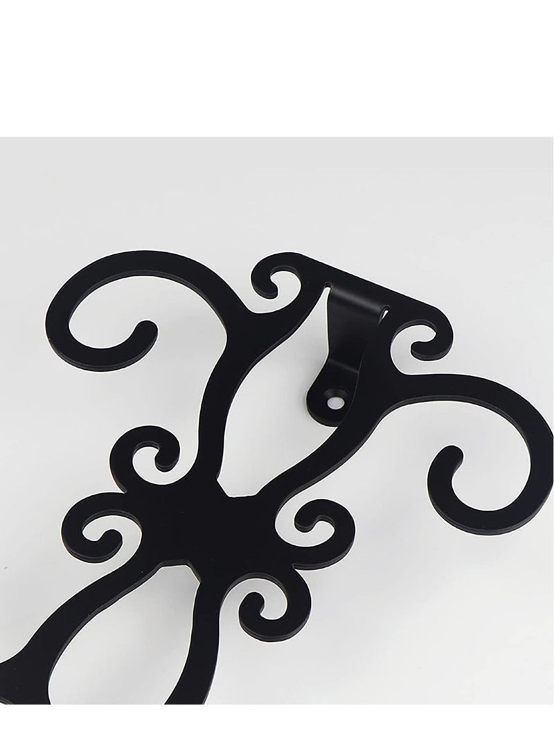 Captaintech 1 Pack Hanging Cup Display Stand, Hanging Champagne Glass Rack, Butterfly Stemware Racks Under Cabinet Glasses Holder Shelf, Suitable for Cabinet Kitchen Bar( Black Iron, 7.87") - Image 3