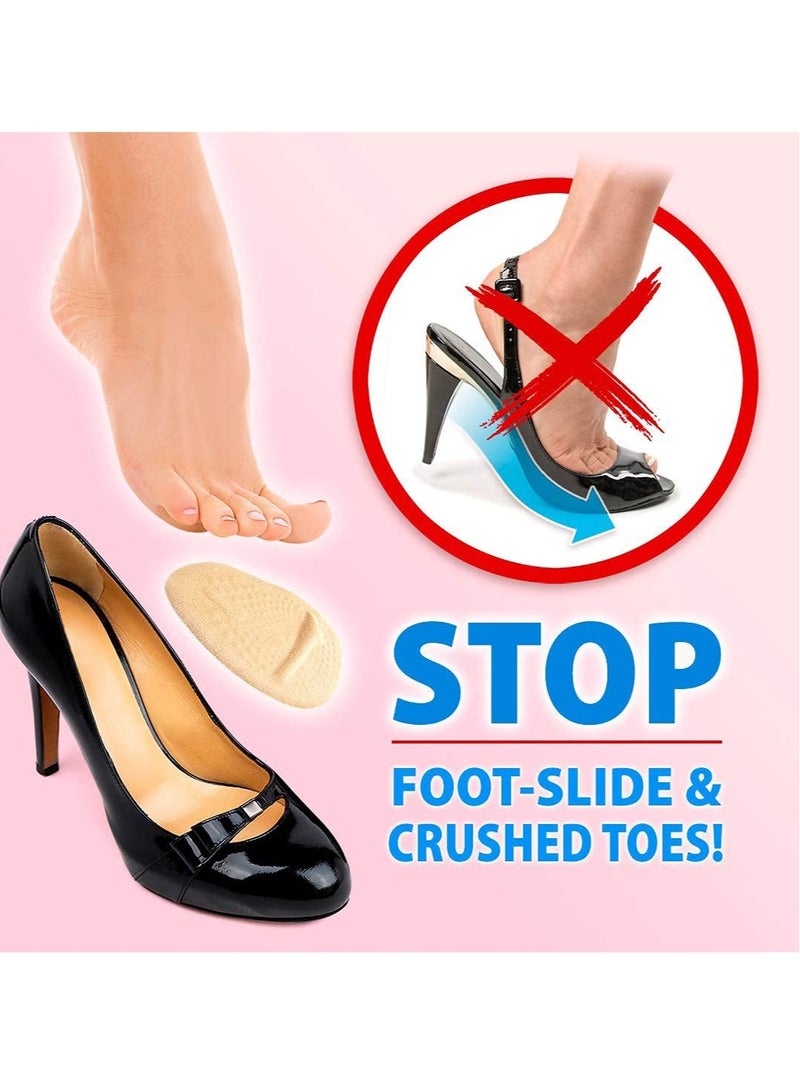 Metatarsal Pads, Gel Sleeves Forefoot Pads, Ball of Foot Cushions Shoe Inserts for High Heels Comfort. Slide-Proof, Reusable Feet Pad Shoe Insoles for All Day Pain Relief (3Pcs) - Image 5