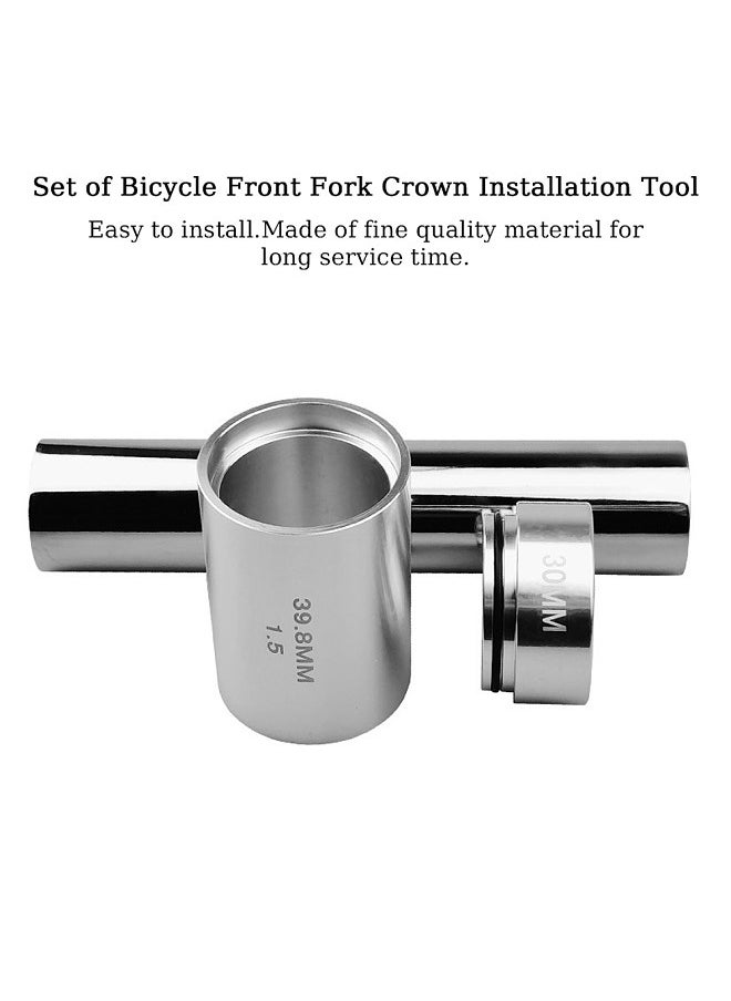 null - Bicycle Front Fork Crown Installation Tool Set Bike Headset Race Tool AntiSlip Setting System Extension - Image 1