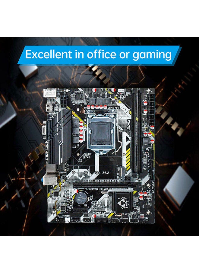 Generic - H310A4 V2.1 Gaming Motherboard 2666MHz Frequency LGA1151(Intel 6/7/8/9th Gen) Compatible with Core i3/i5/i7 & Celeron/Pentium - Image 1