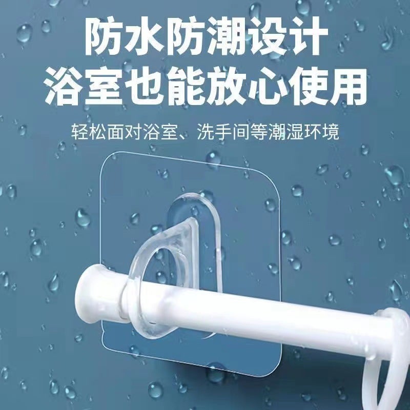 Seamless Adhesive Wall Hooks No-Drill Frame Hangers 7*7 ring hook - Image 1