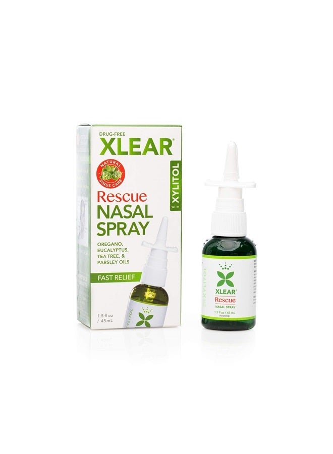 Xlear Rescue Nasal Spray with Xylitol, Oregano and Tea Tree (Pack of 2) - Image 1
