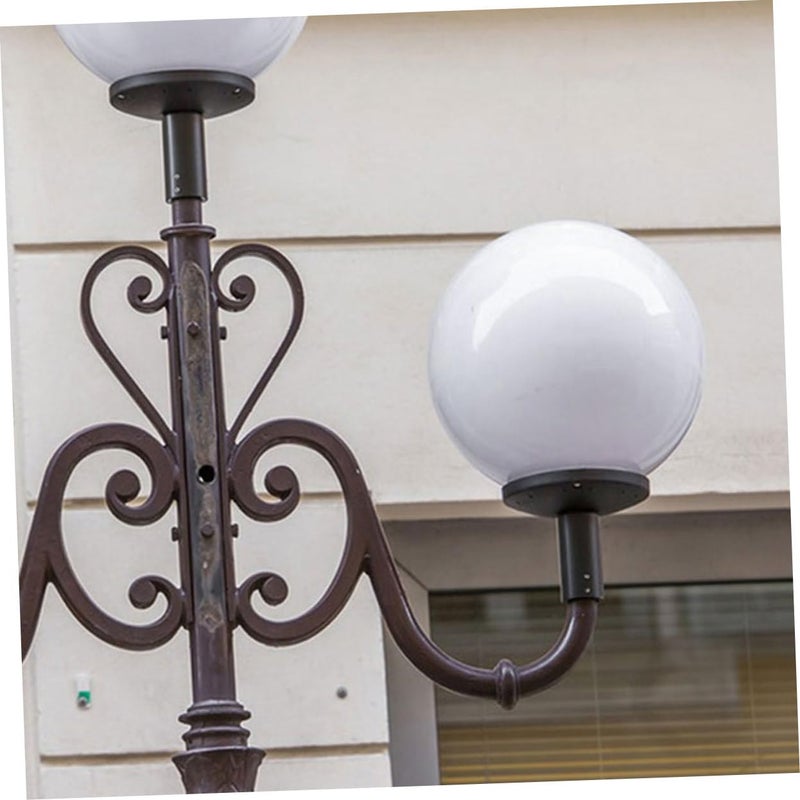 Acrylic Replacement Spherical Lampshade Cover for Outdoor Garden Patio Street Lamp - Image 4