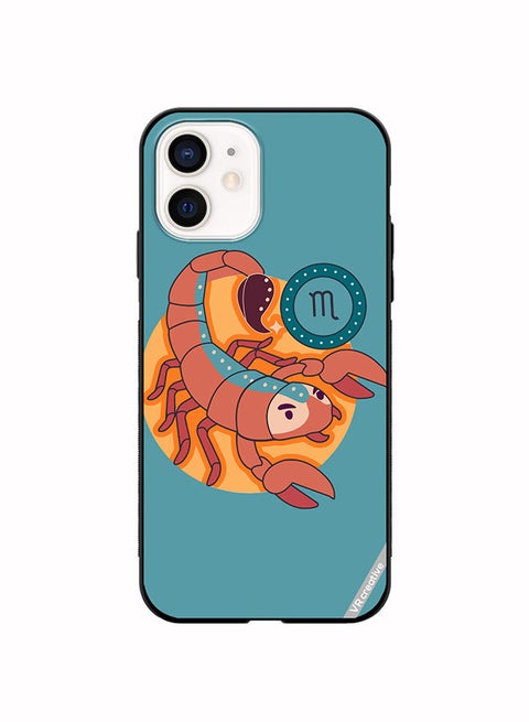 Protective Case Cover For Apple iPhone 11 The Scorpion Zodiac Signs Design Multicolour