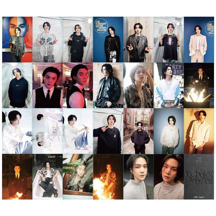 KPOPBP D-Day Solo Album Agust D Photocards Kpop Lomo Card Set Merchandise Gift for Fans Boys and Girls - Image 4