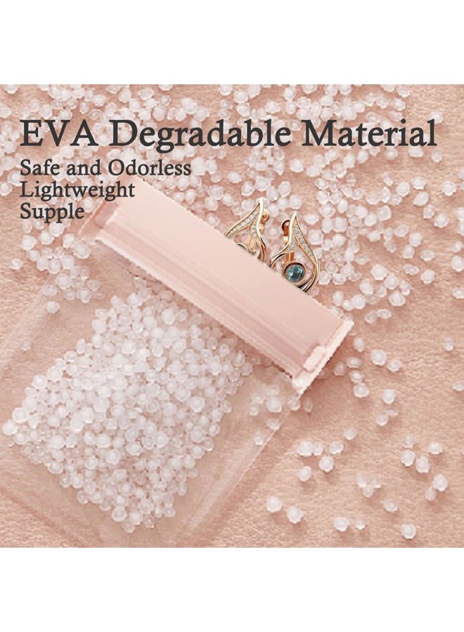 Qryval EVA Anti Tarnish Jewelry Storage Bags Pouches, Mini Small Bags for Jewelry Ring Earing Chain Bracelet for Selling & Gift, Jelly-Like Softness, No Yellowing, No Odors, 30 PCS（Mix Sizes） - Image 4