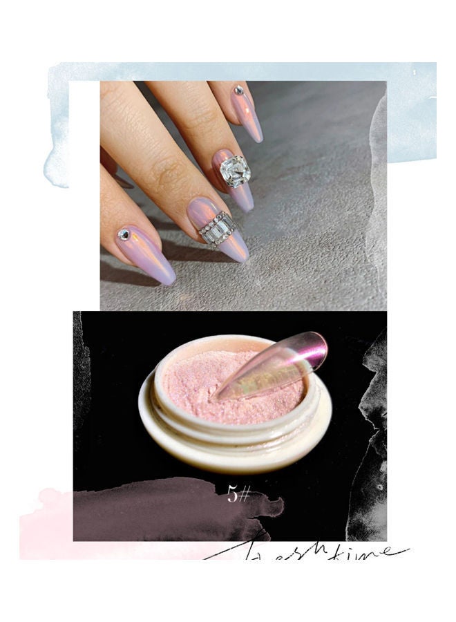 NIBEMINENT 12-Piece Dipping Nail Powder With Brush Set Multicolour - Image 5