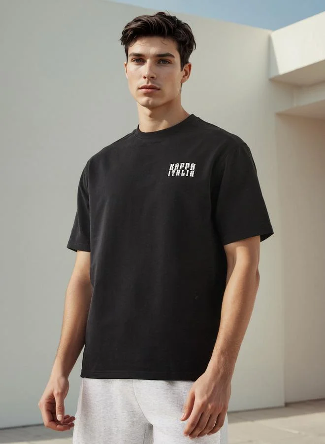 Kappa  Kappa Graphic Print Crew Neck T-shirt for Men | Best Price UAE
