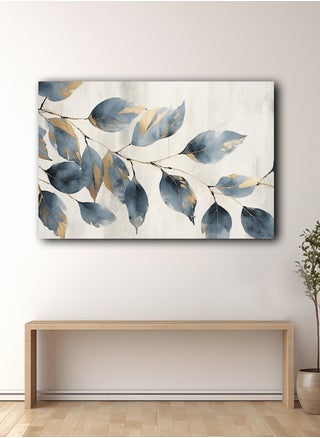 Canvas Wall Art Stretched Over Wooden Frame with Golden Leaves Abstract Painting - pzsku/Z6CE05A7297C0BE7538A8Z/45/_/1718909647/ef96a44c-73a2-4cbf-b270-0edf35ba9c3d