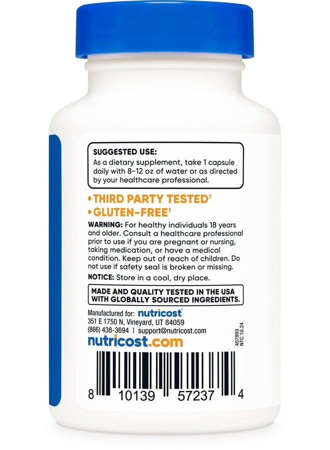 Nutricost Dihydroberberine Capsules (100mg, 60 Capsules) - More Bioavailable Metabolite of Berberine - Image 4