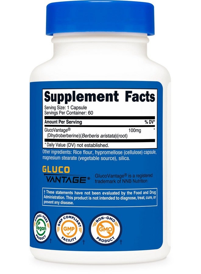 Nutricost Dihydroberberine Capsules (100mg, 60 Capsules) - More Bioavailable Metabolite of Berberine - Image 5