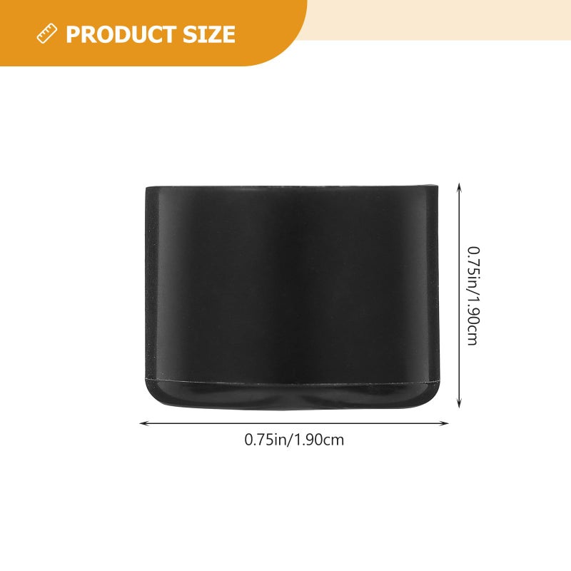 8Pcs 19mm Round Non Slip Thickened Silent Chair Leg Floor Protectors For Hardwood Floors - Image 3