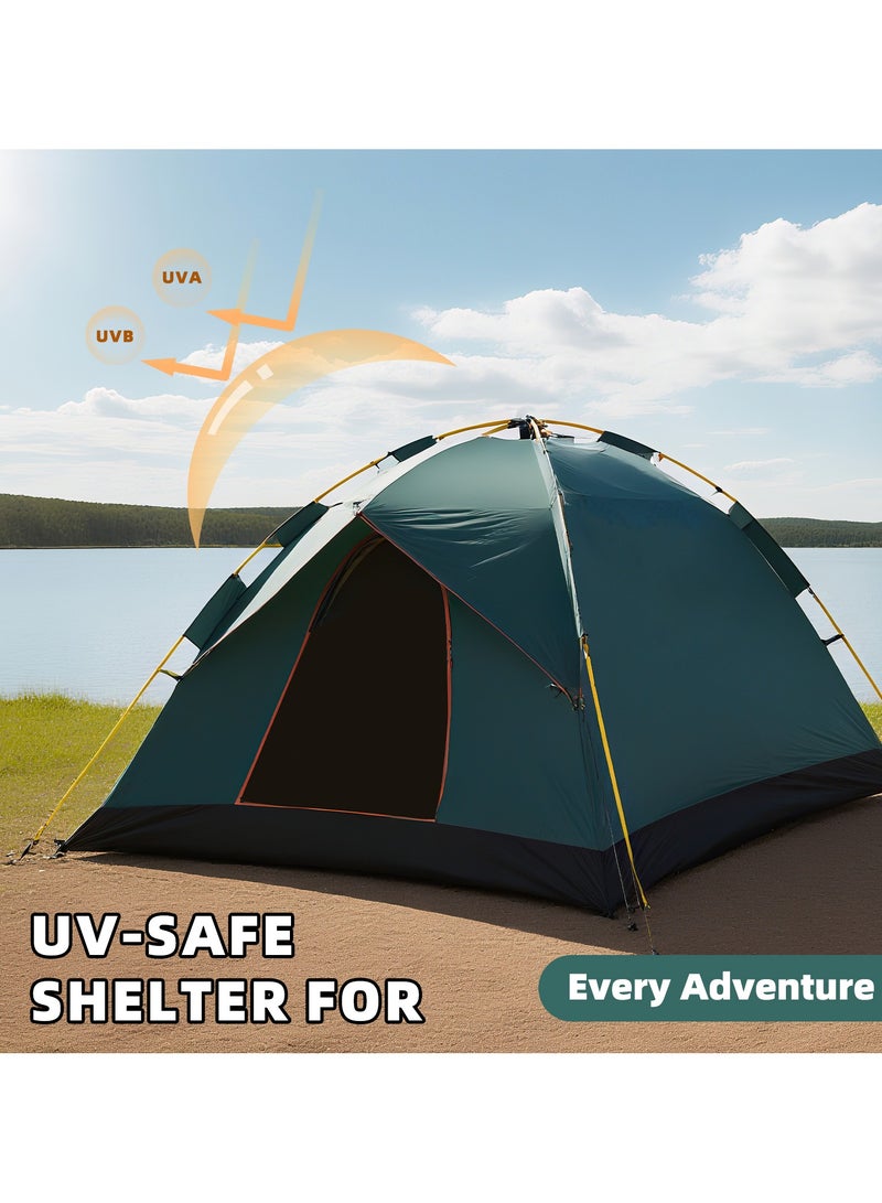 واكيمي خيمة قبة لشخصين - مأوى سهل التركيب مع غطاء مطر وحقيبة حمل للتخييم - Image 2